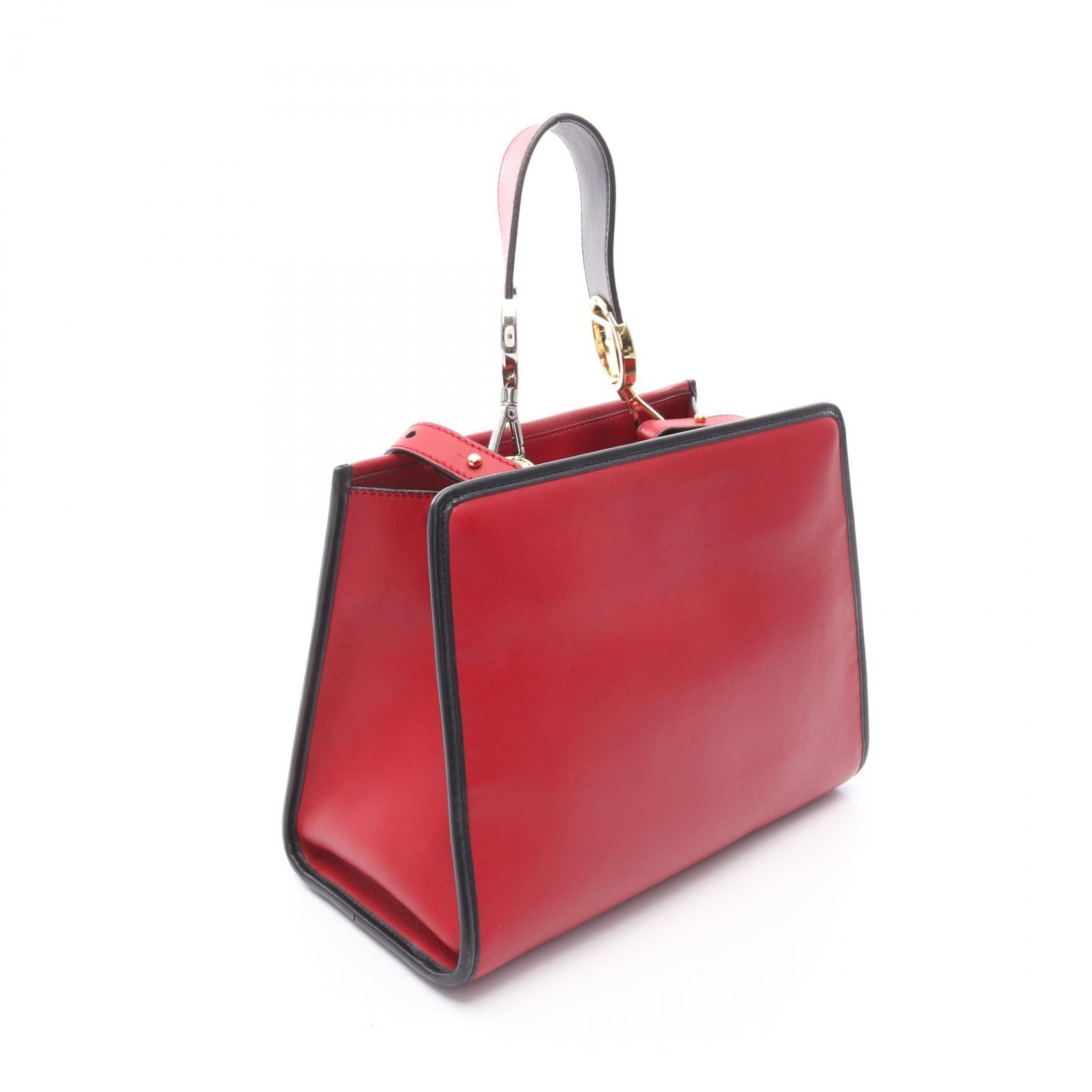Fendi RUNAWAY Leather Handbag