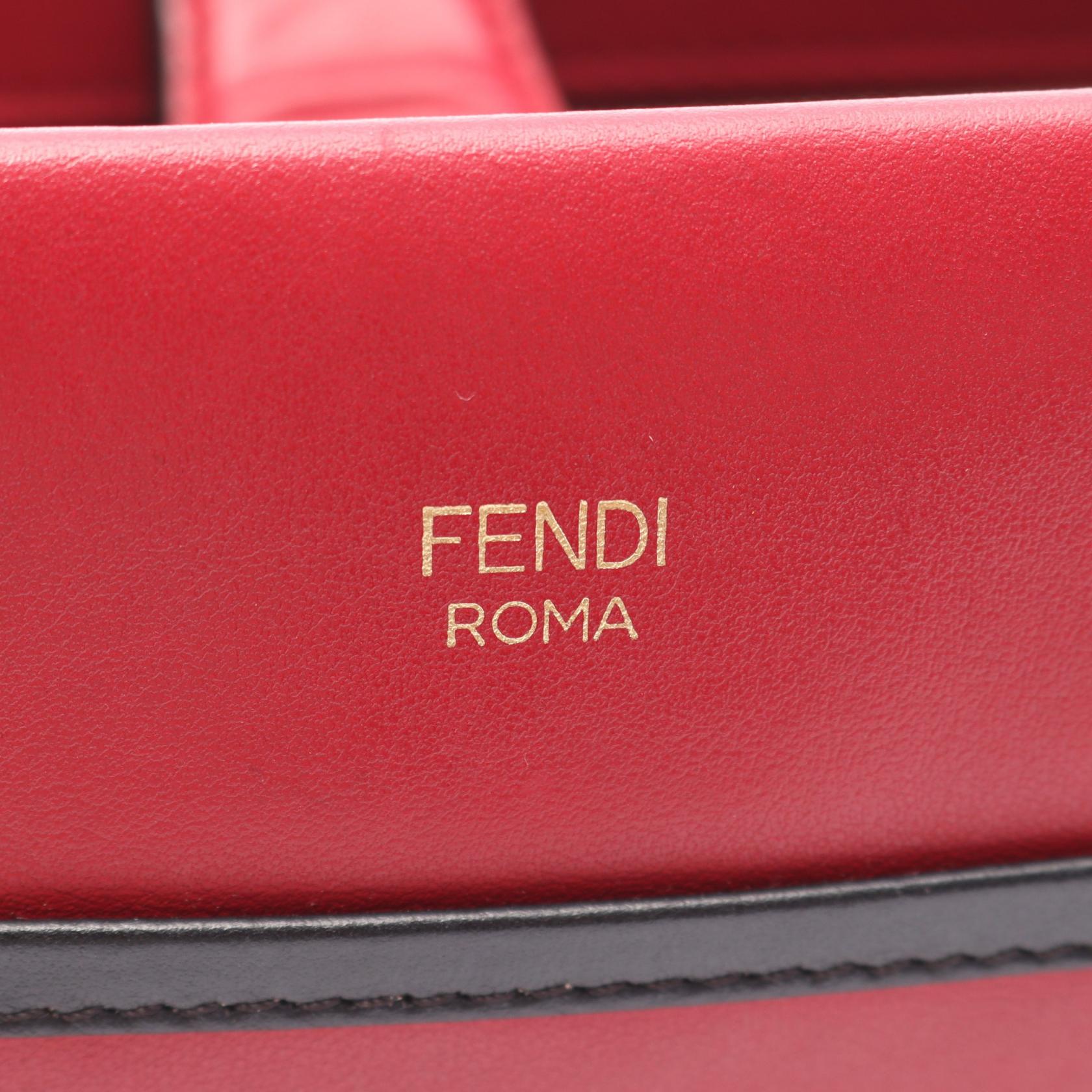 Fendi RUNAWAY Leather Handbag