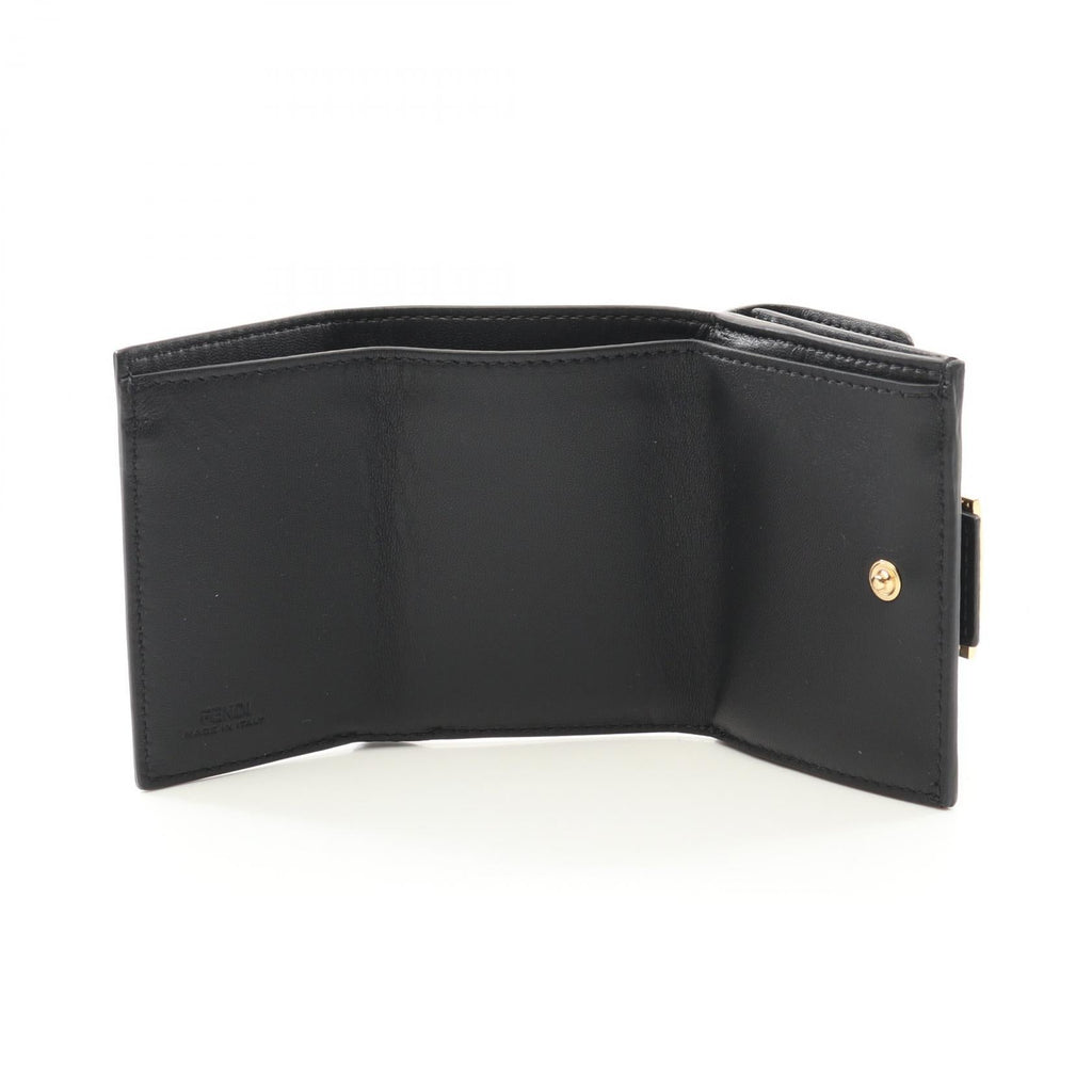 Fendi Baguette Leather Trifold Wallet