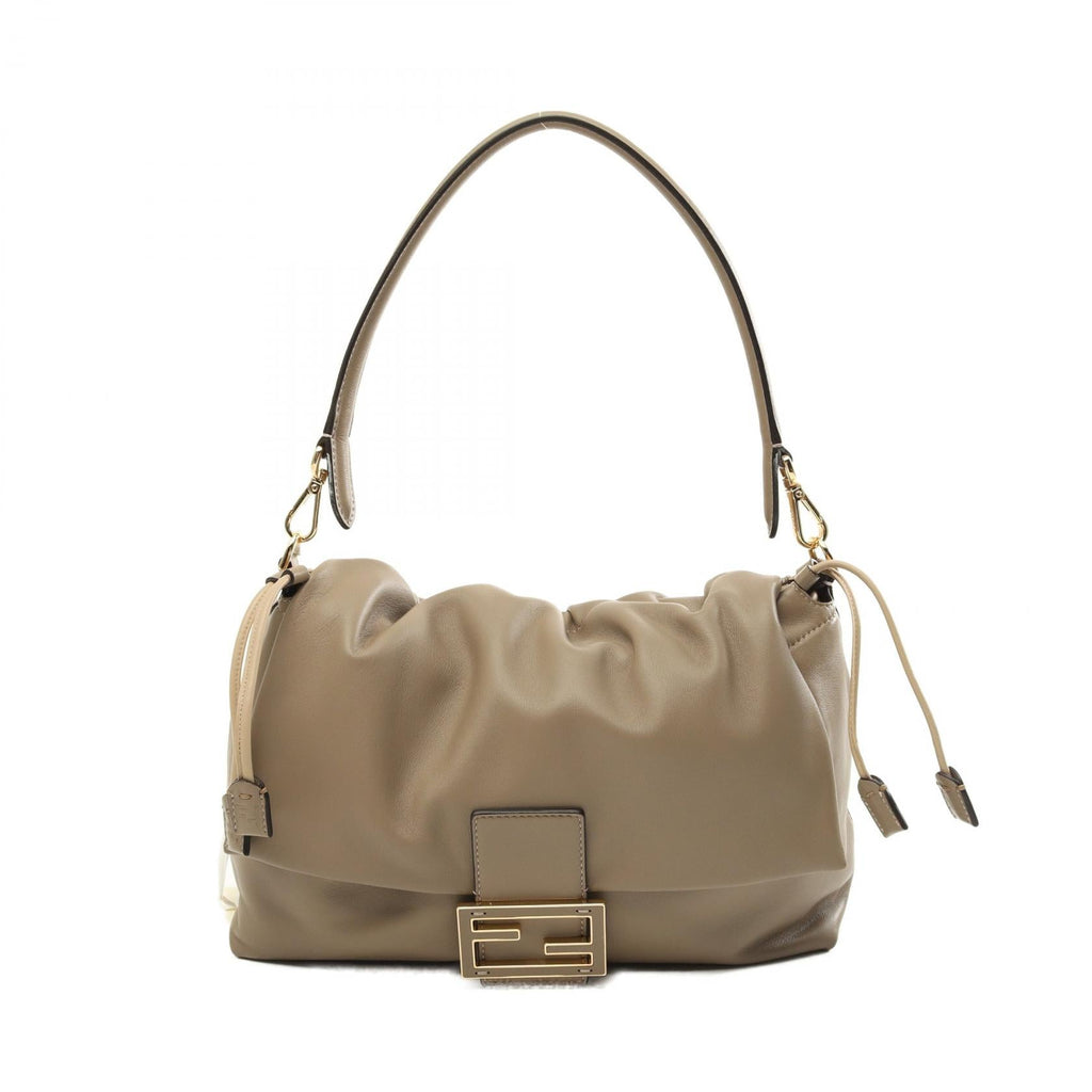 Fendi Leather Mamma Baguette Large Shoulder Bag 8BR834AQ0DF0E65