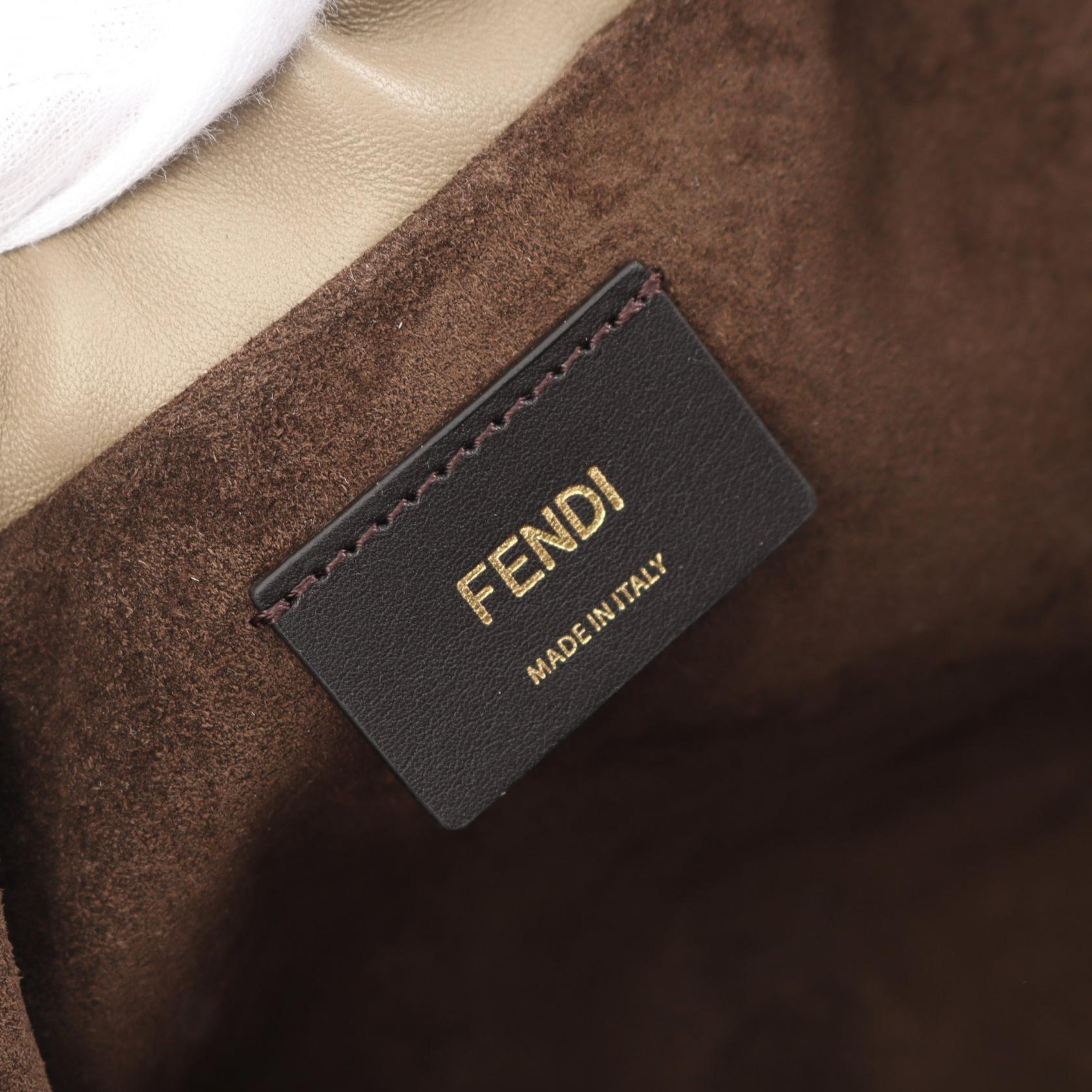 Fendi Leather Mamma Baguette Large Shoulder Bag 8BR834AQ0DF0E65