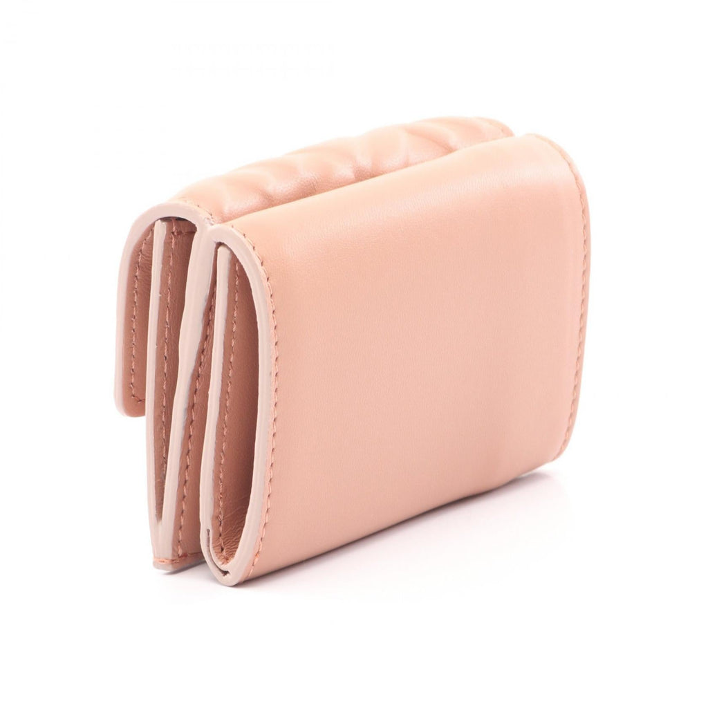 Fendi Baguette Leather Trifold Wallet