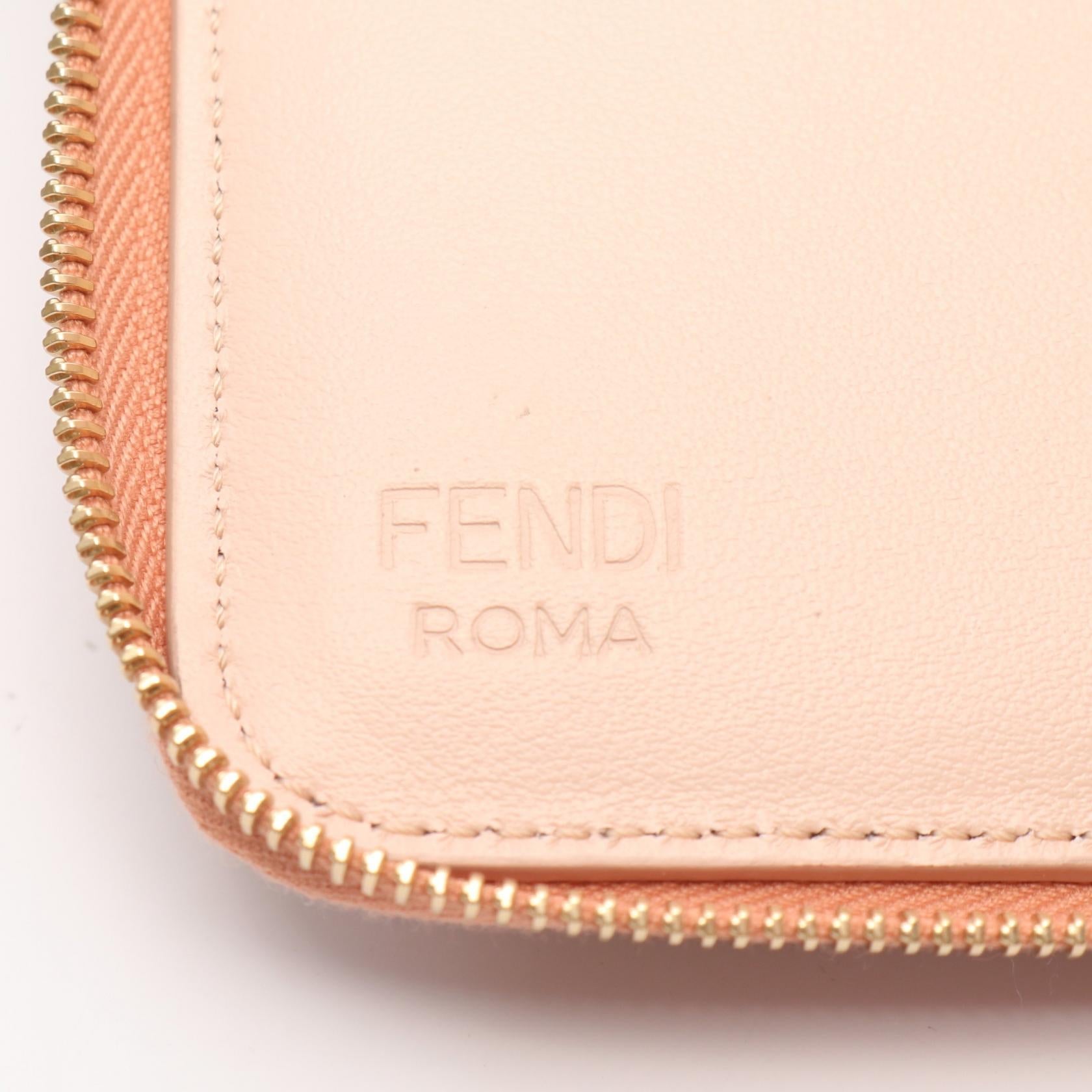 Fendi FF Diamond Leather Wallet