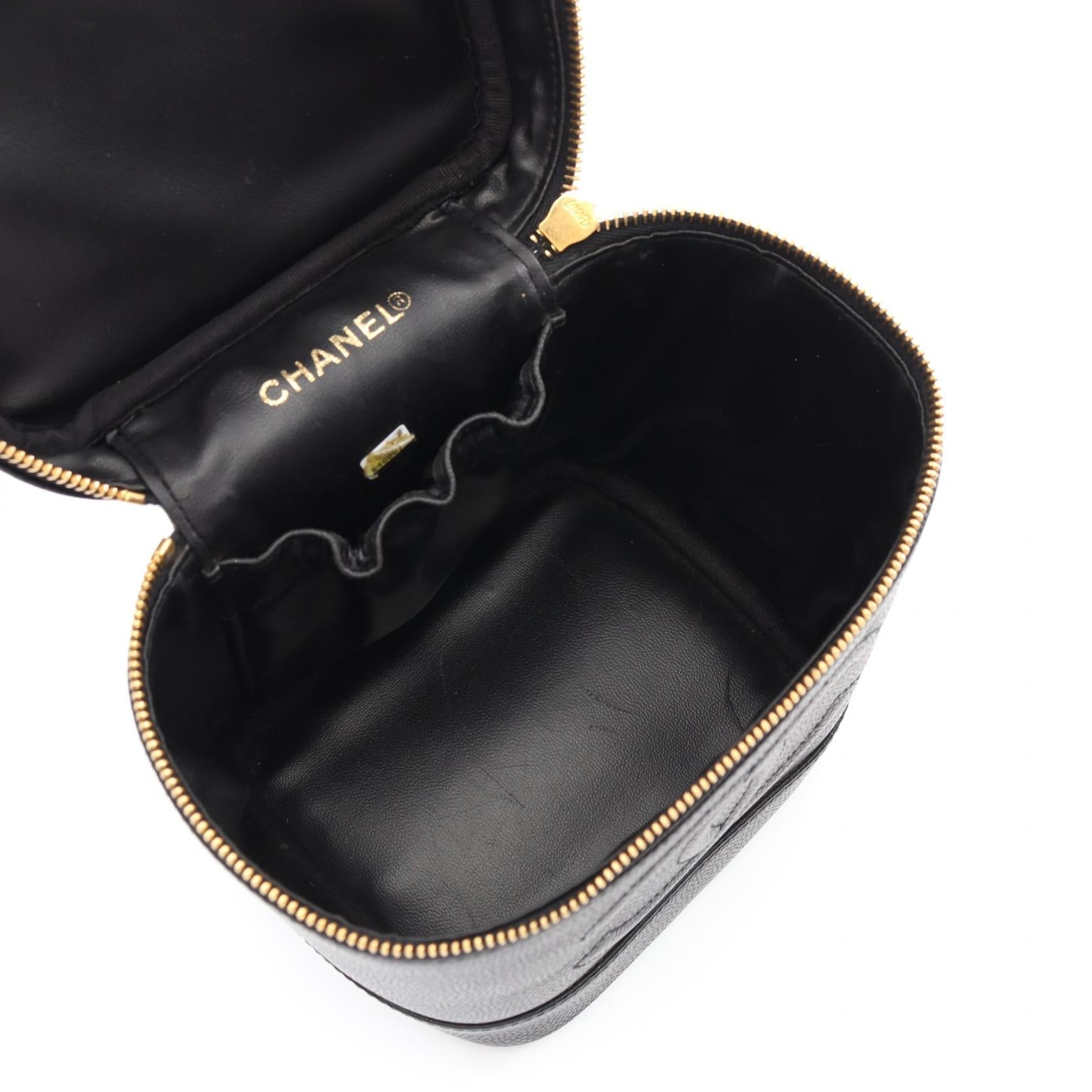 Chanel Coco Mark Caviar Skin Handbag