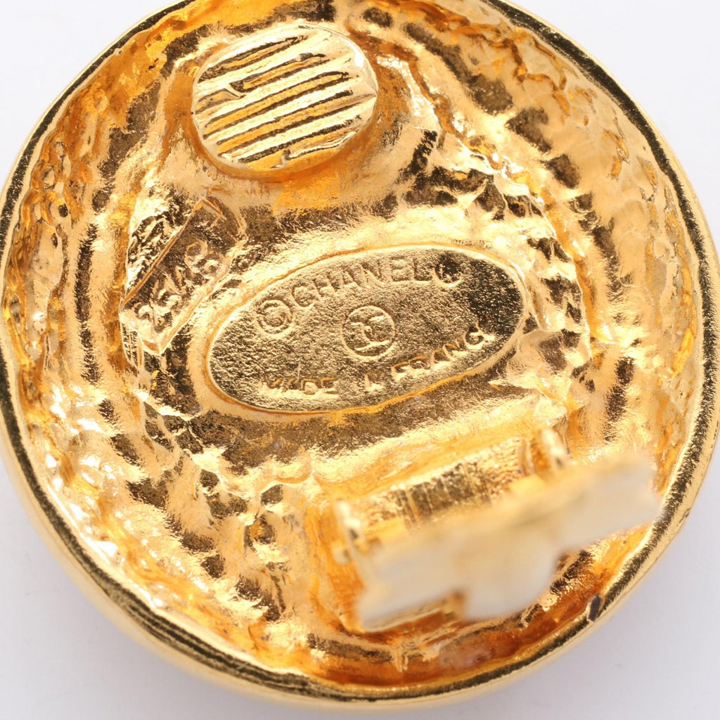 Chanel Tiger Eye Earrings
