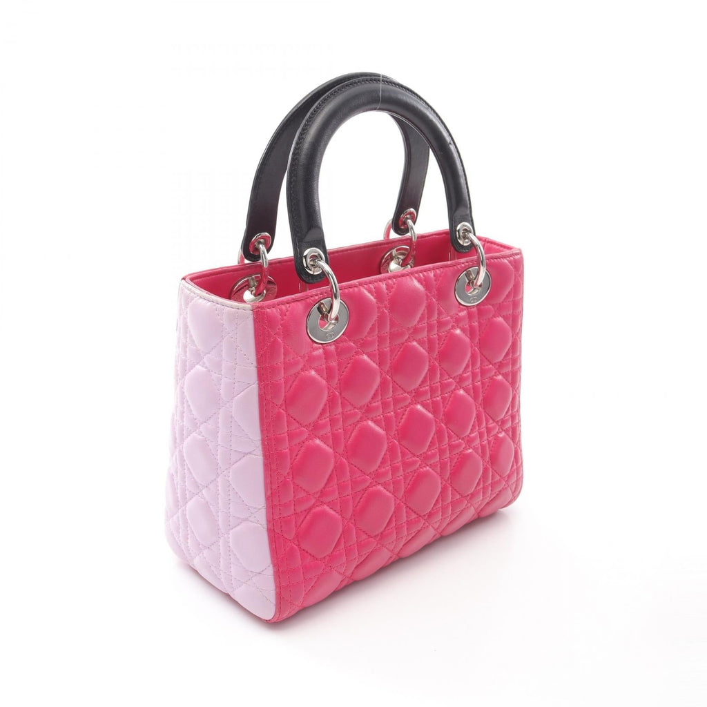 Dior LADY DIOR Cannage Leather Handbag