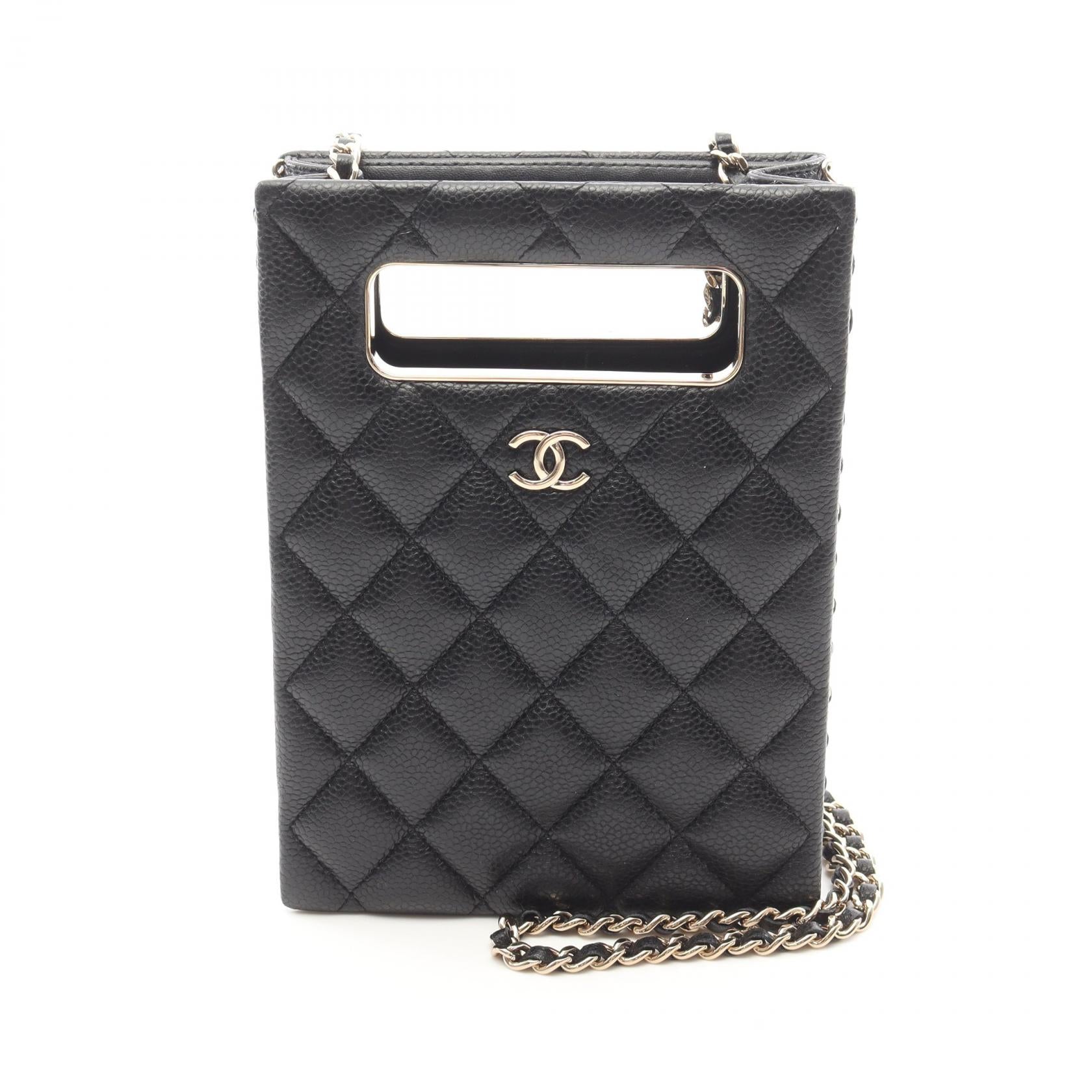 Chanel Matelassé Caviar Skin Evening Shoulder Bag
