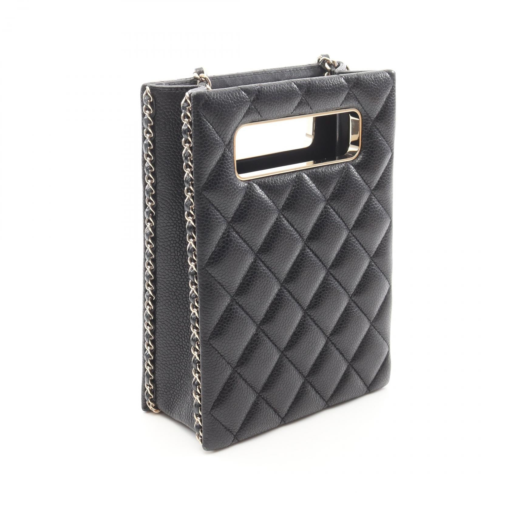 Chanel Matelassé Caviar Skin Evening Shoulder Bag