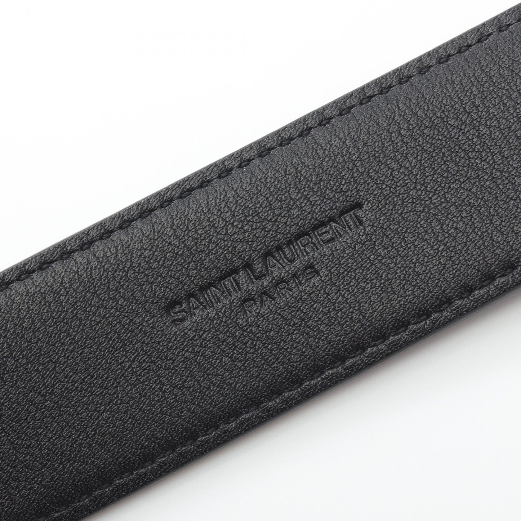Saint Laurent Cassandra Leather Belt