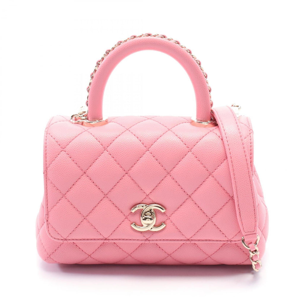 Chanel Coco Handle Leather Handbag