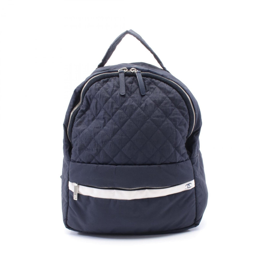 Chanel Matelasse Nylon Leather Backpack