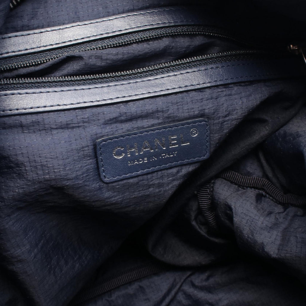Chanel Matelasse Nylon Leather Backpack