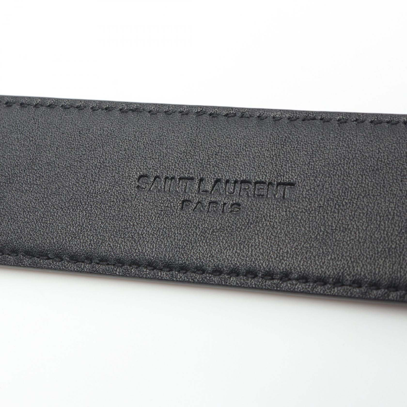 Saint Laurent Cassandra Leather Belt