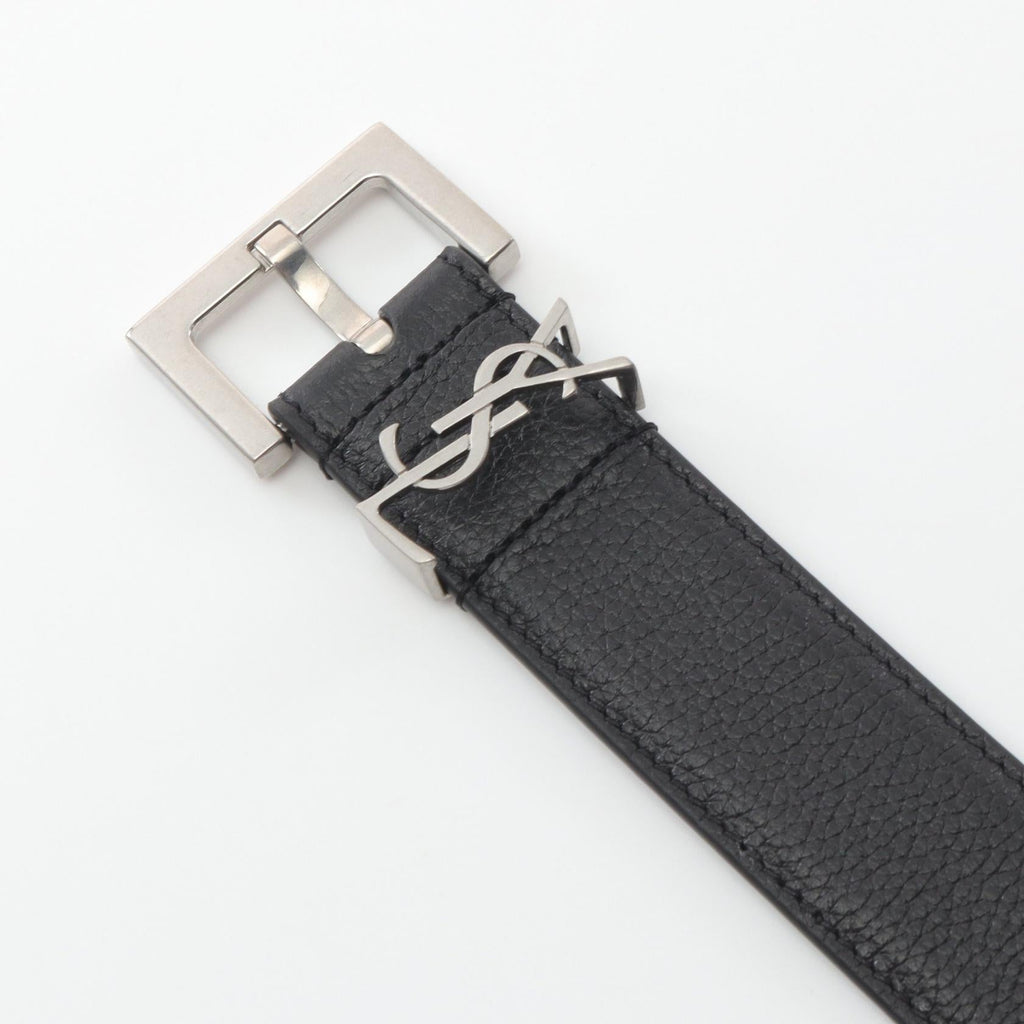 Saint Laurent Cassandra Leather Belt