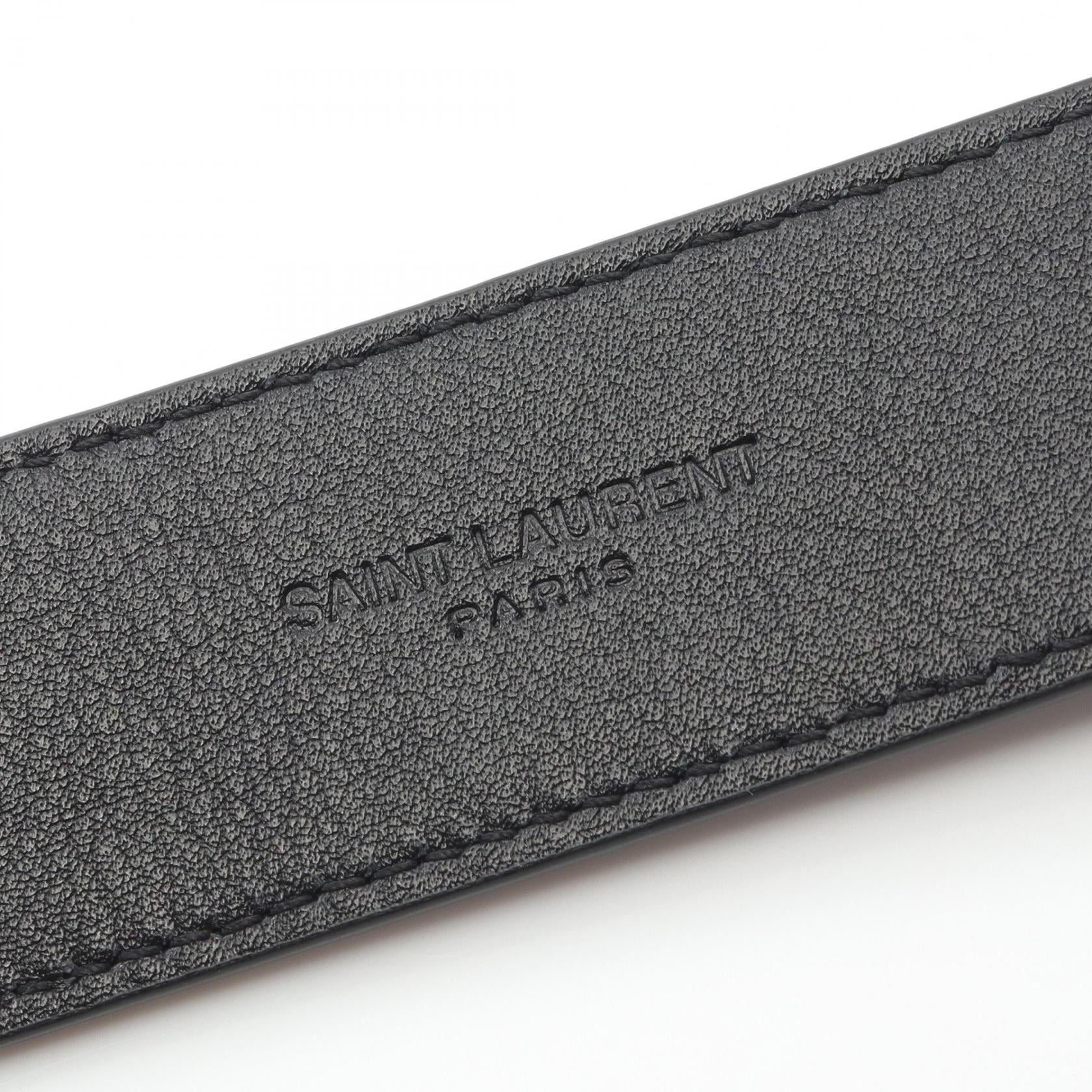 Saint Laurent Cassandra Leather Belt