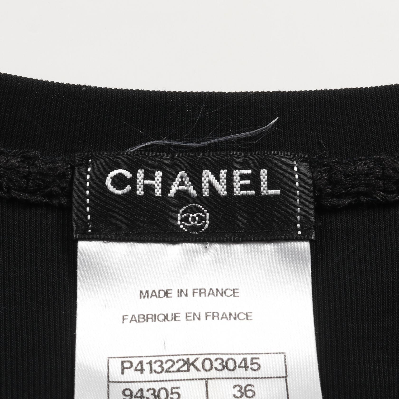 Chanel Cutsew Cotton Top