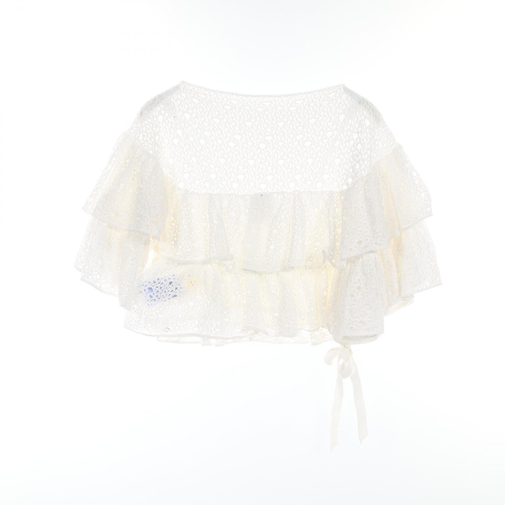 Chanel Cutsew Cotton Nylon Top