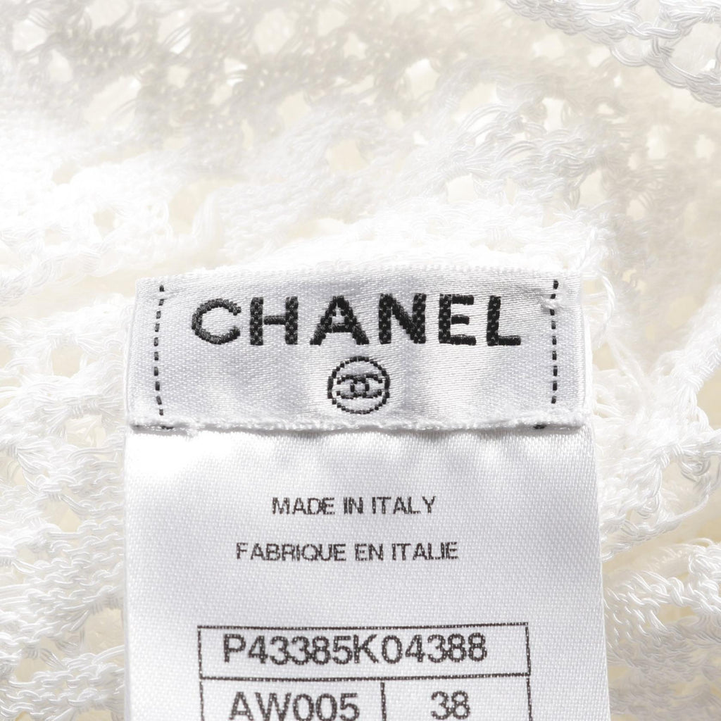 Chanel Cutsew Cotton Nylon Top