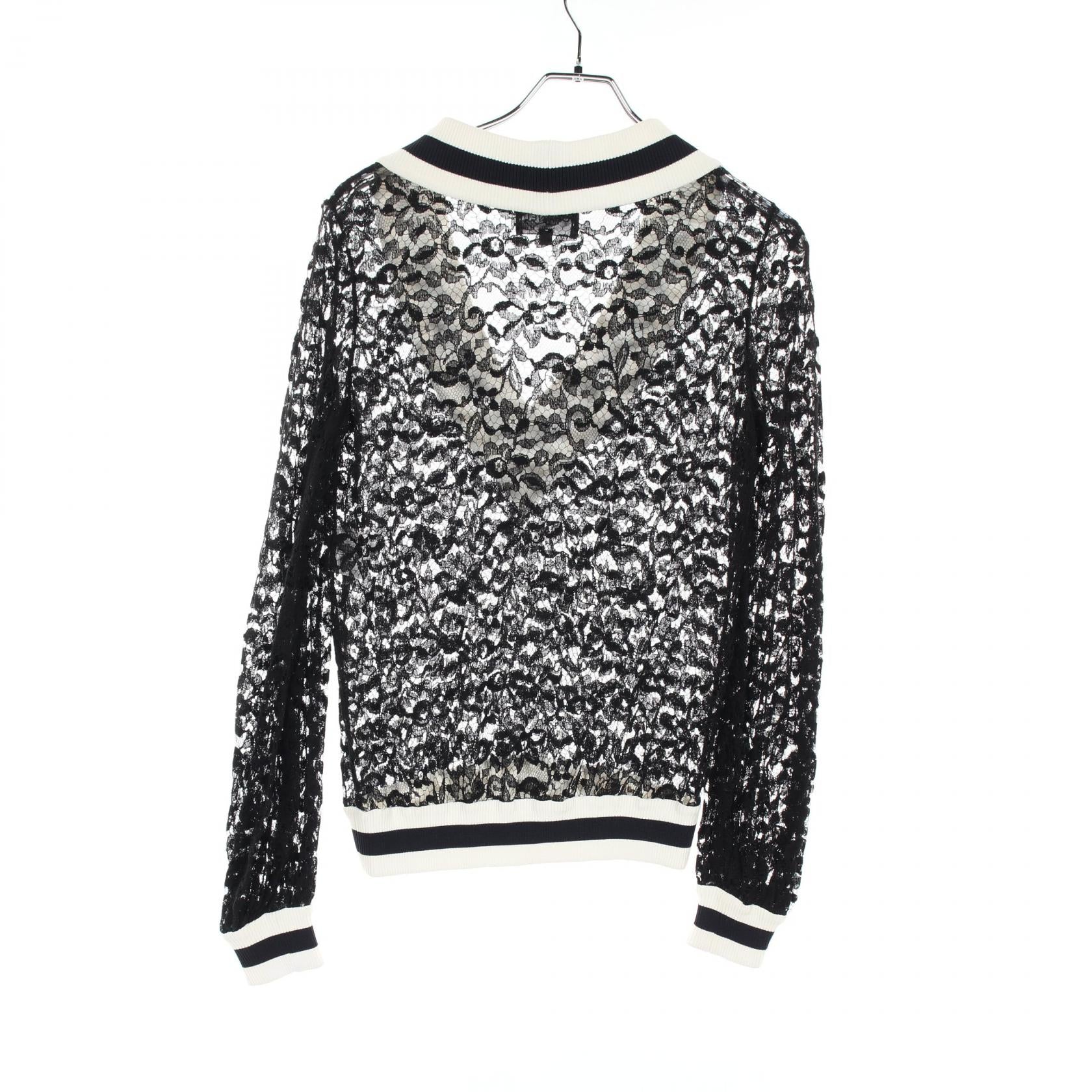Chanel Coco Mark Cotton Rayon Knit Top
