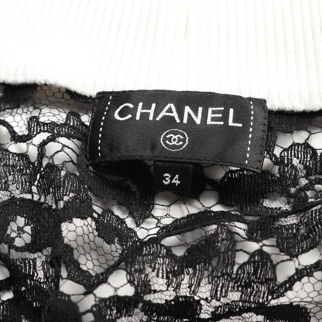 Chanel Coco Mark Cotton Rayon Knit Top