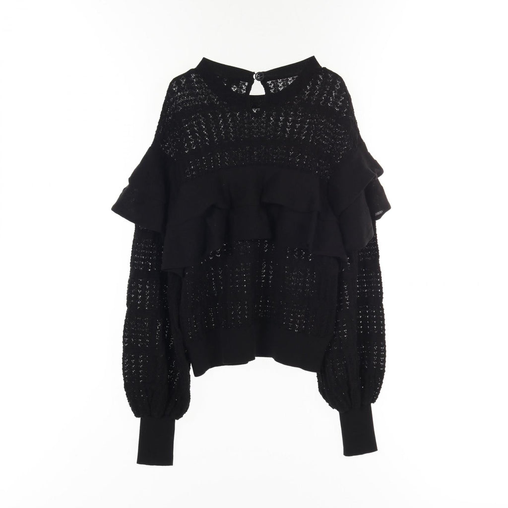 Chanel Coco Mark Button Cotton Knitwear