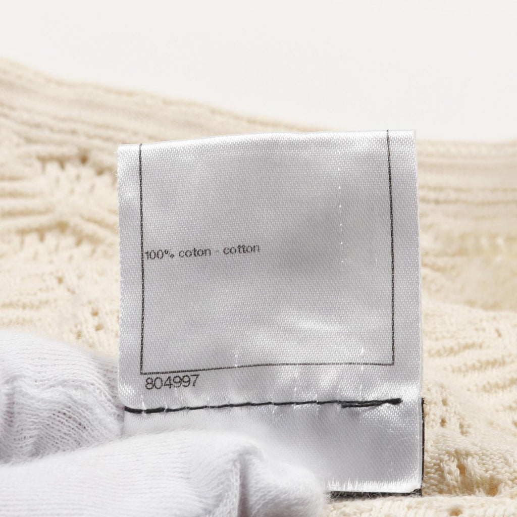 Chanel Coco Mark Button Cotton Dress