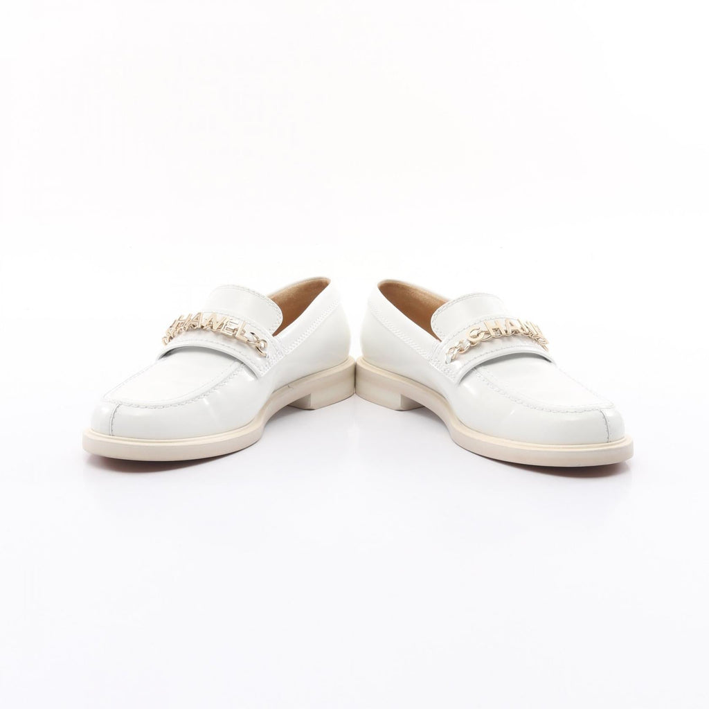 Chanel G37430 Leather Loafers