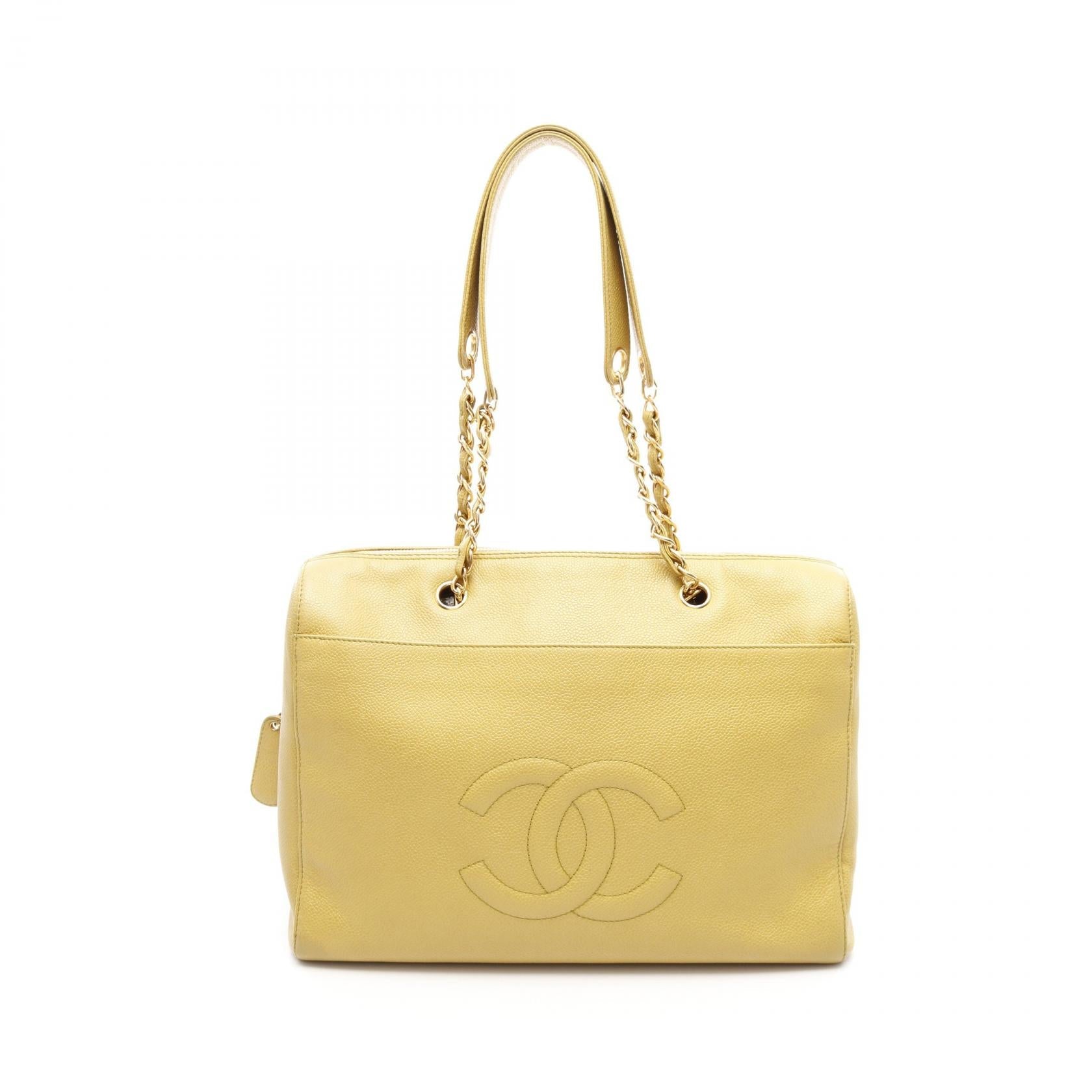 Chanel Coco Mark Caviar Skin Shoulder Bag