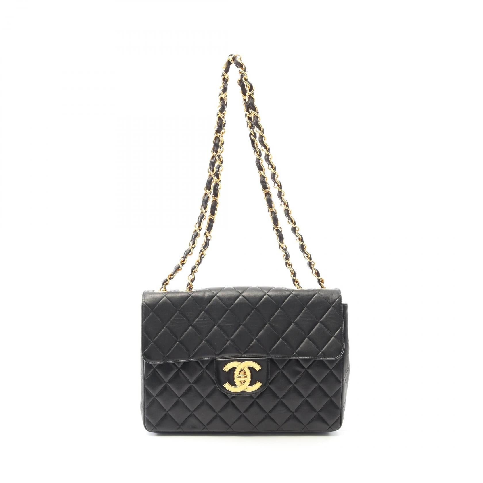 Chanel Deauville Matelasse Lambskin Shoulder Bag
