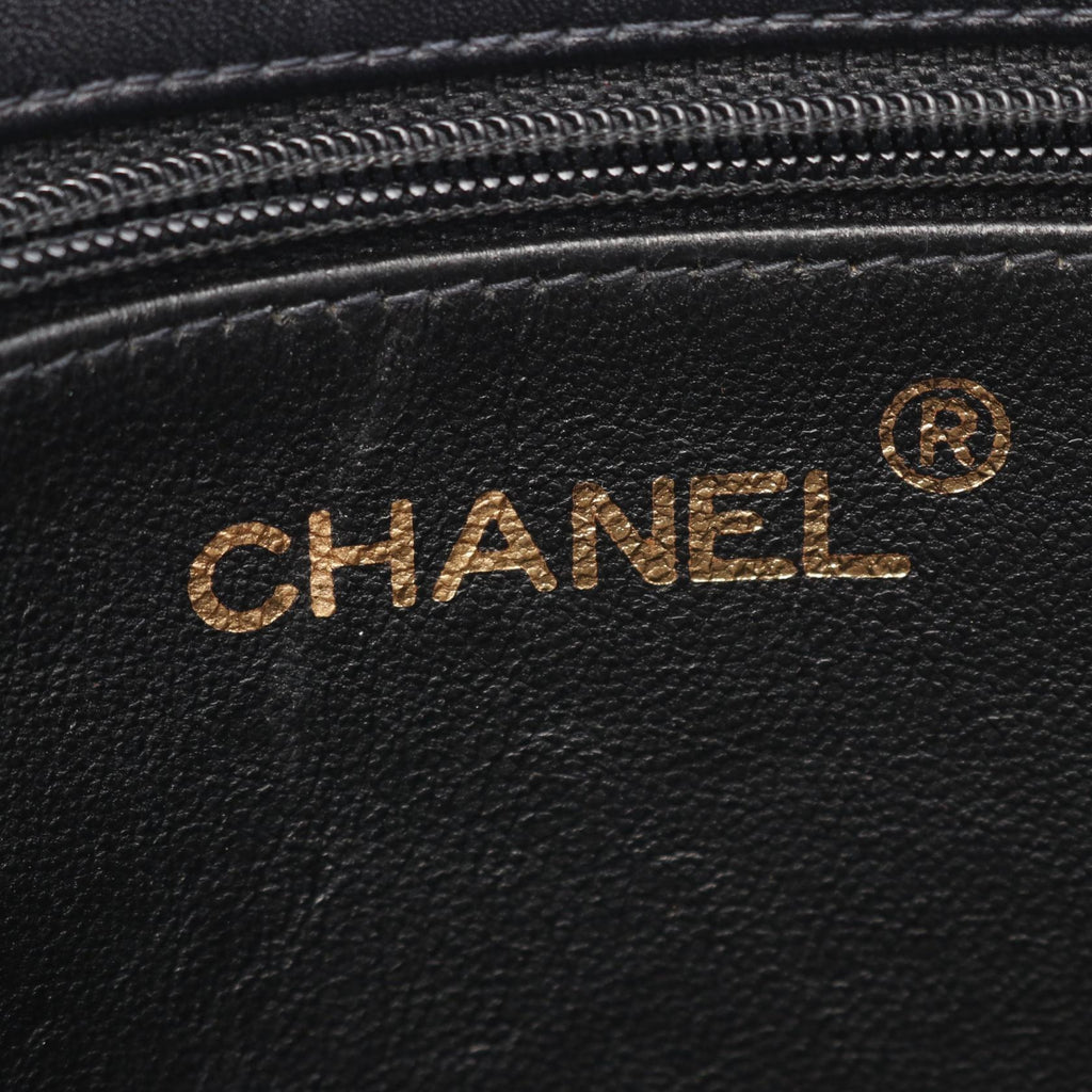 Chanel De Coco Mark Lambskin Tote Bag