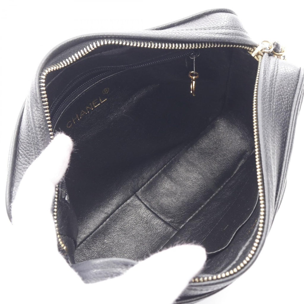 Chanel Triple Coco Mark Caviar Skin Shoulder Bag
