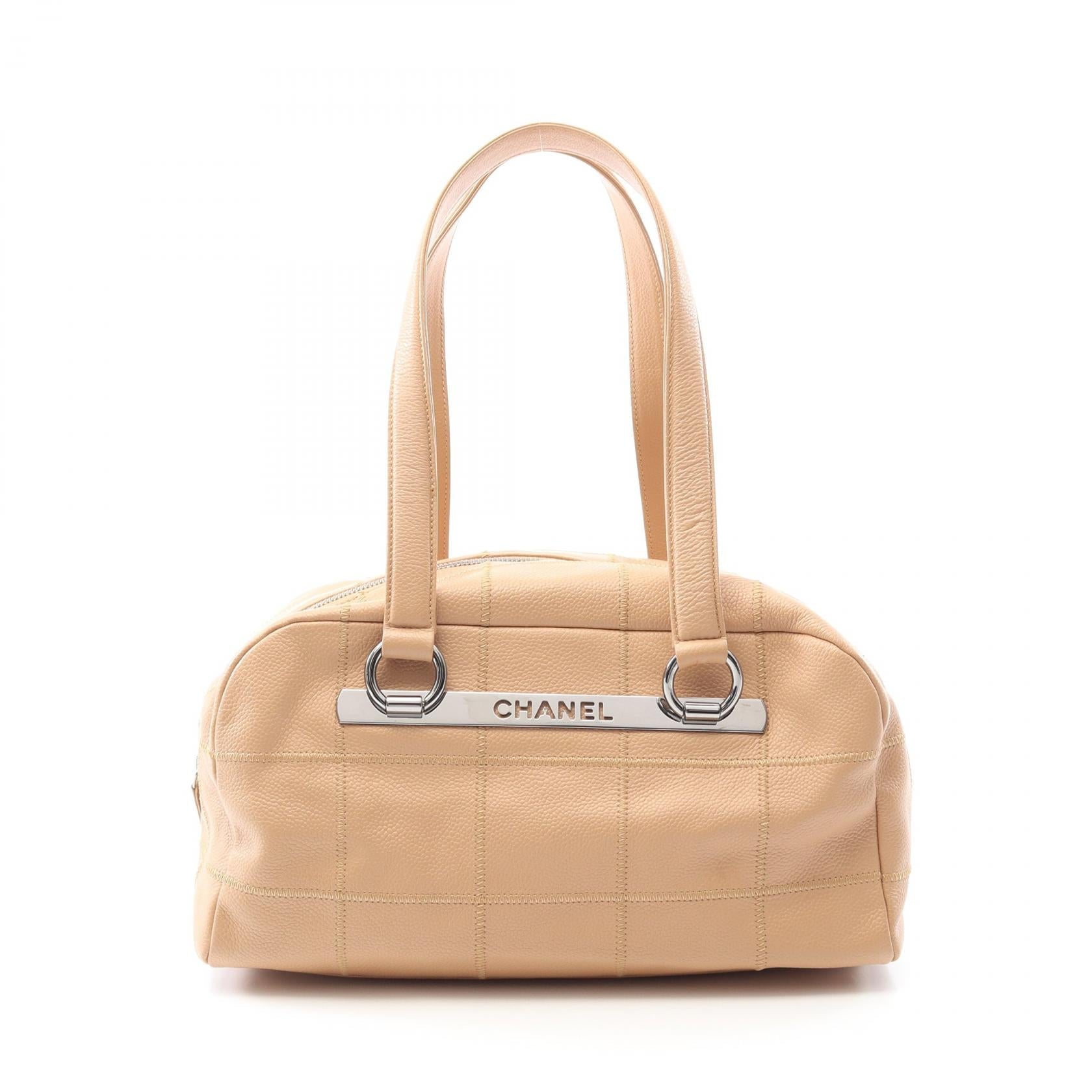 Chanel Choco Bar Calf Shoulder Bag