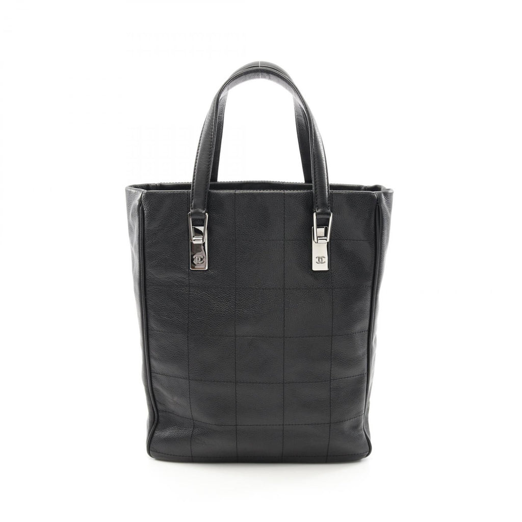 Chanel Choco Bar Caviar Skin Tote Bag