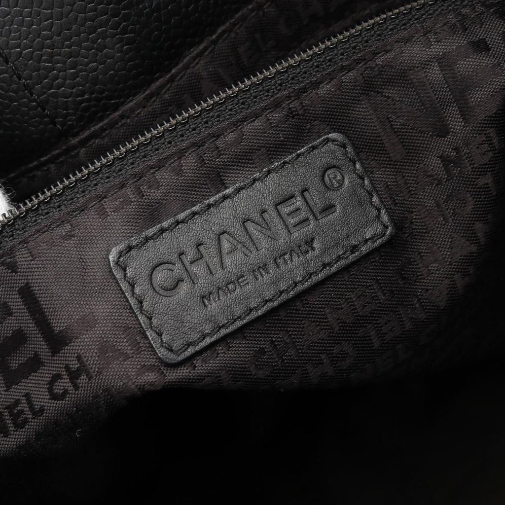 Chanel Choco Bar Caviar Skin Tote Bag