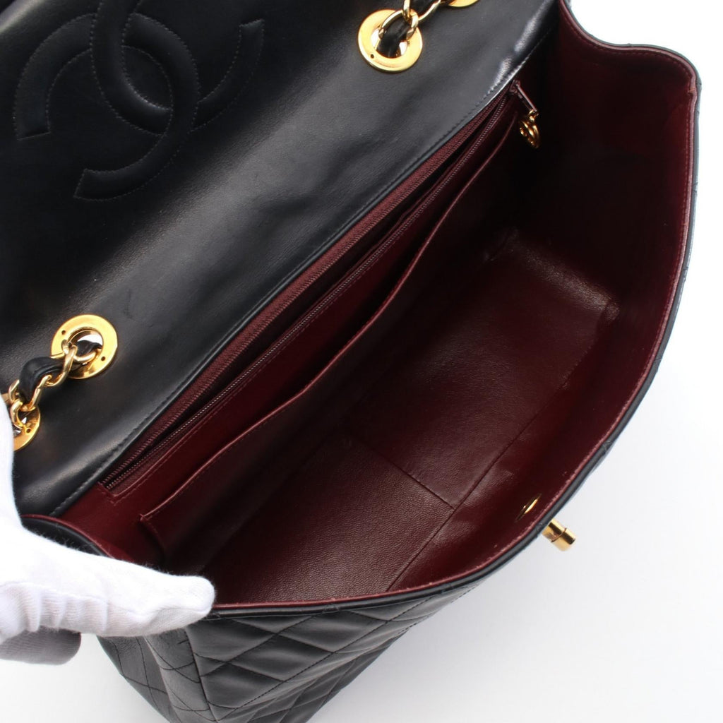 Chanel Deauville Matelassé Lambskin Shoulder Bag