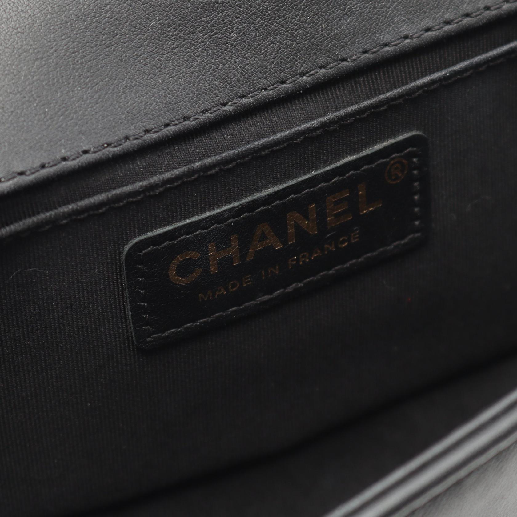 Chanel Boy Chanel Lambskin Shoulder Bag