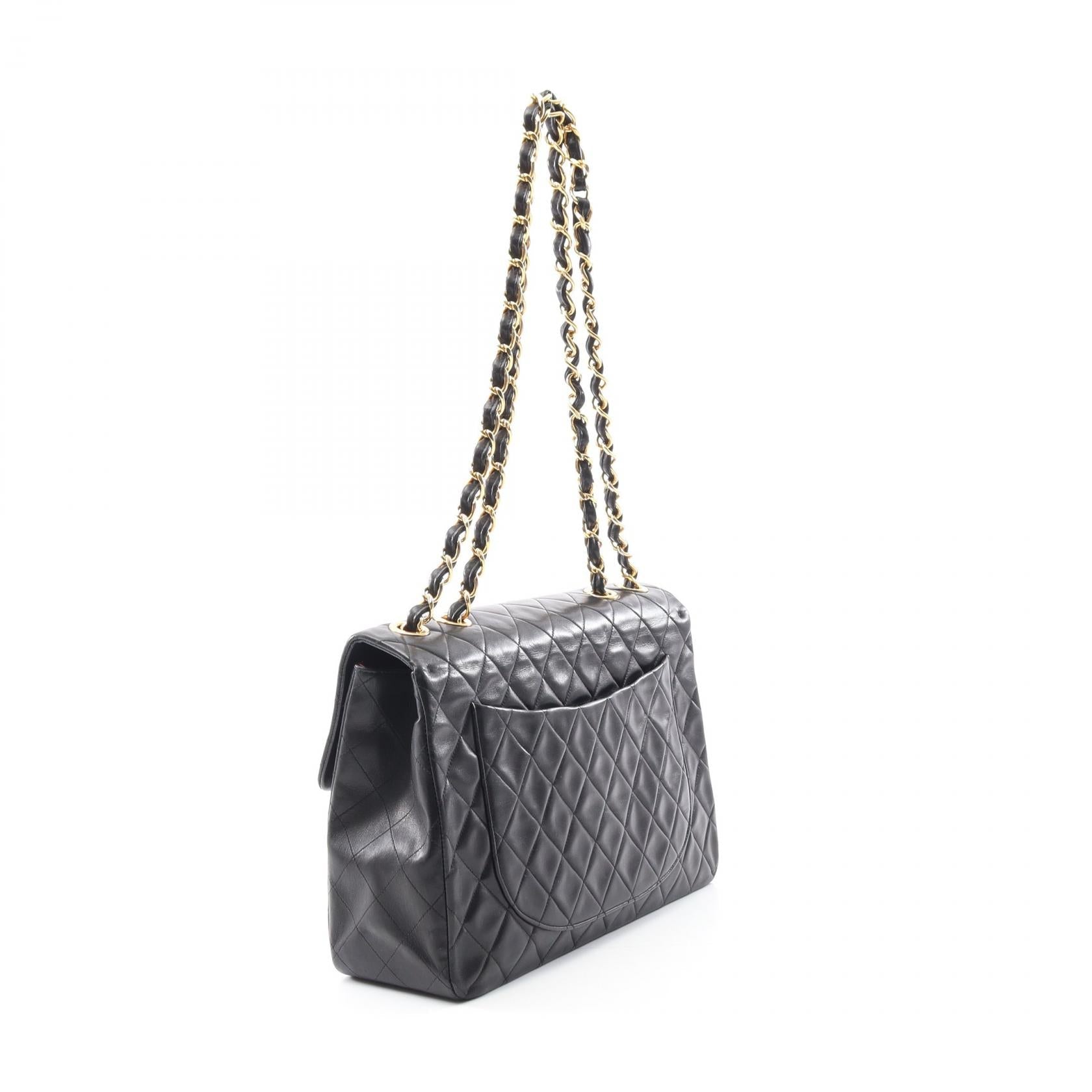 Chanel Deauville Lambskin Shoulder Bag