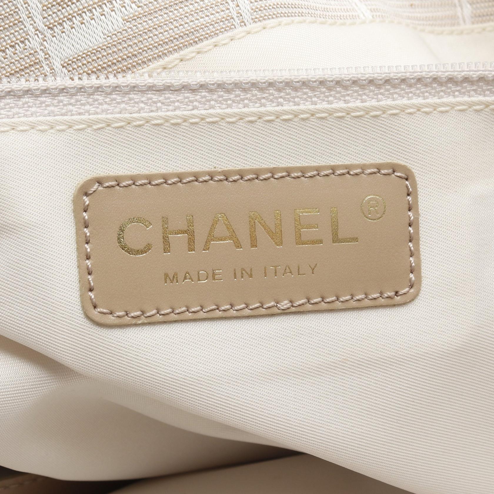 Chanel New Travel Line Nylon Canvas Tote Bag