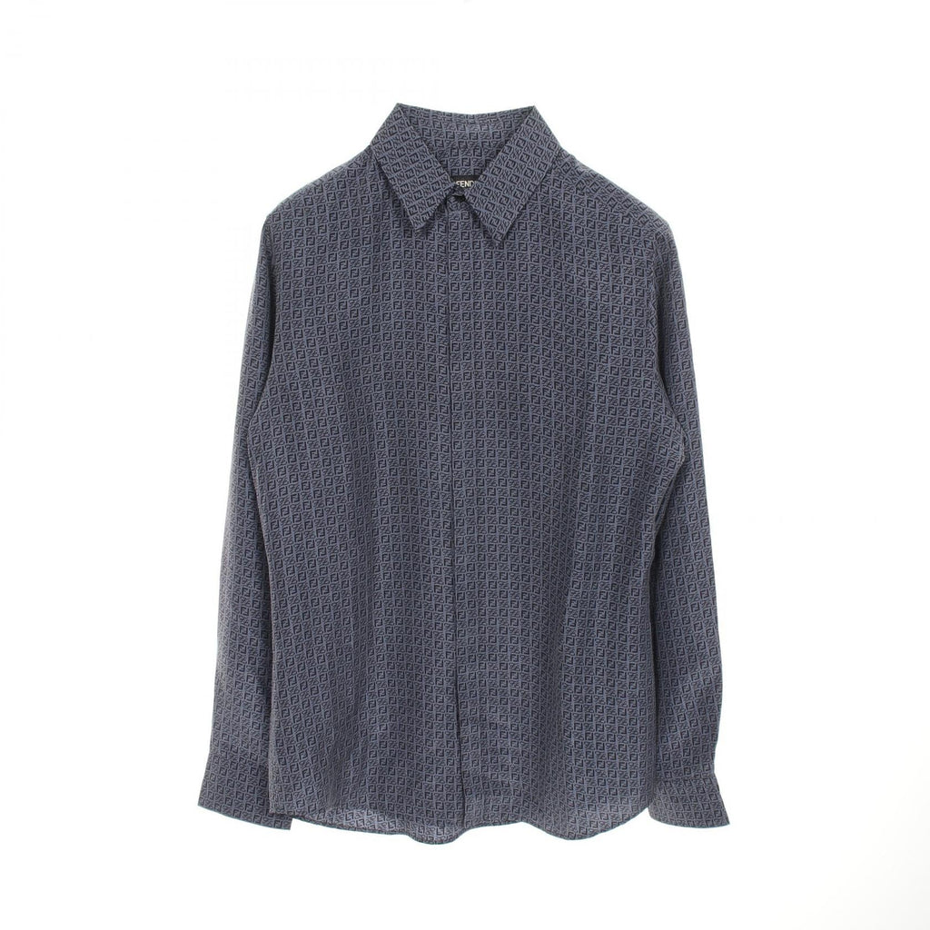Fendi Zucca Calligraphy Silk Top