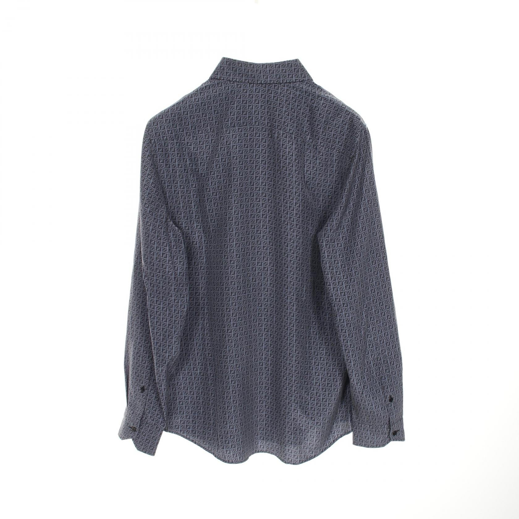 Fendi Zucca Calligraphy Silk Top