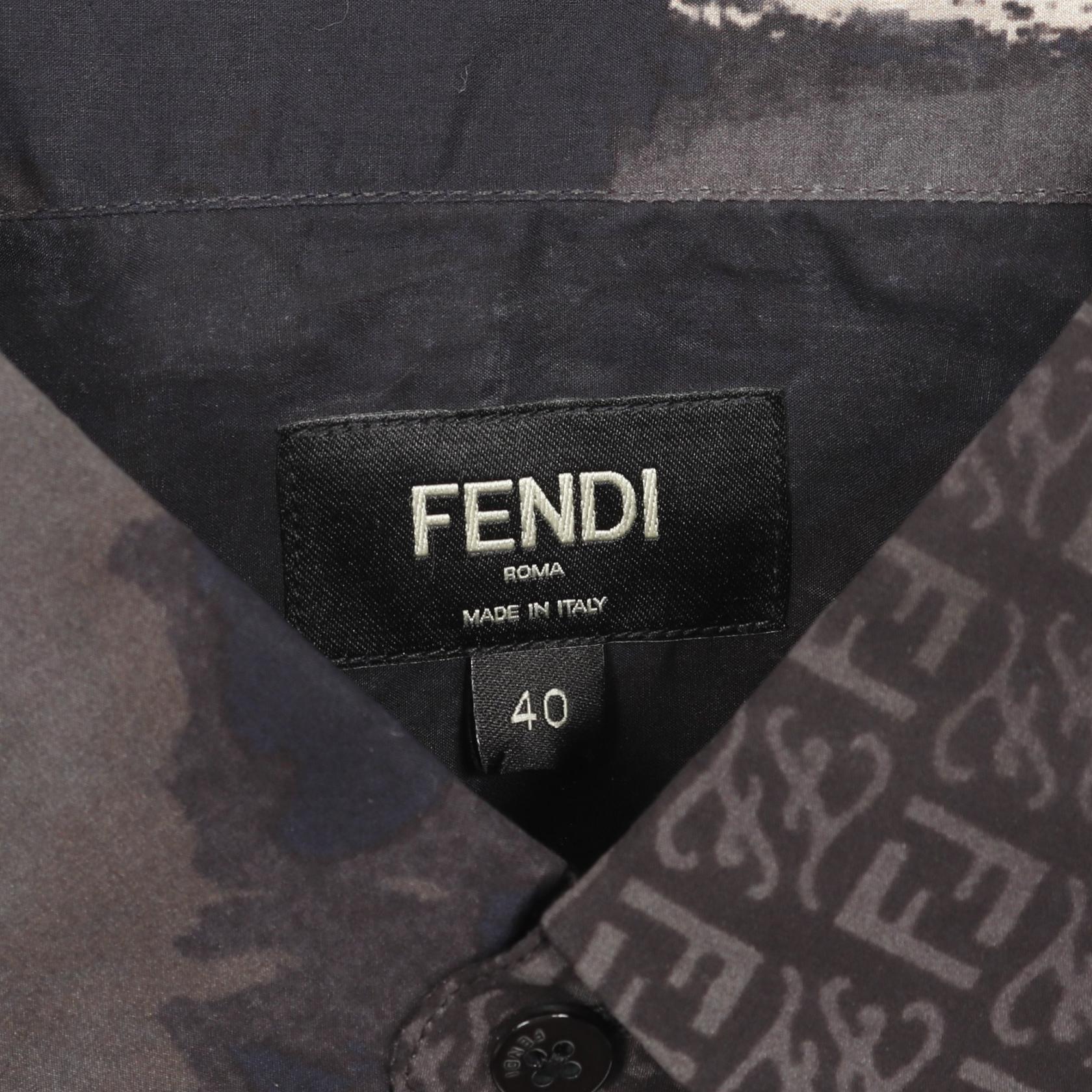 Fendi FF Calligraphy Cotton Top