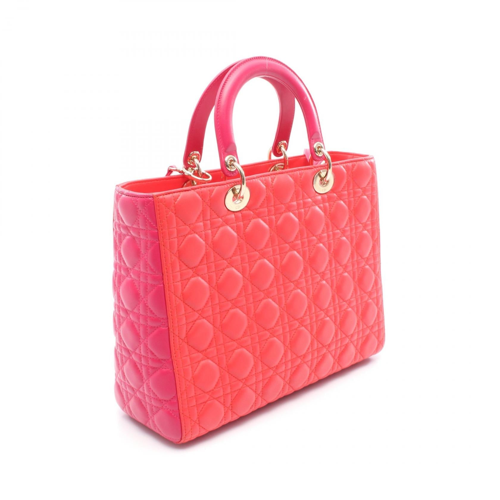 Dior Lady Dior Leather Handbag