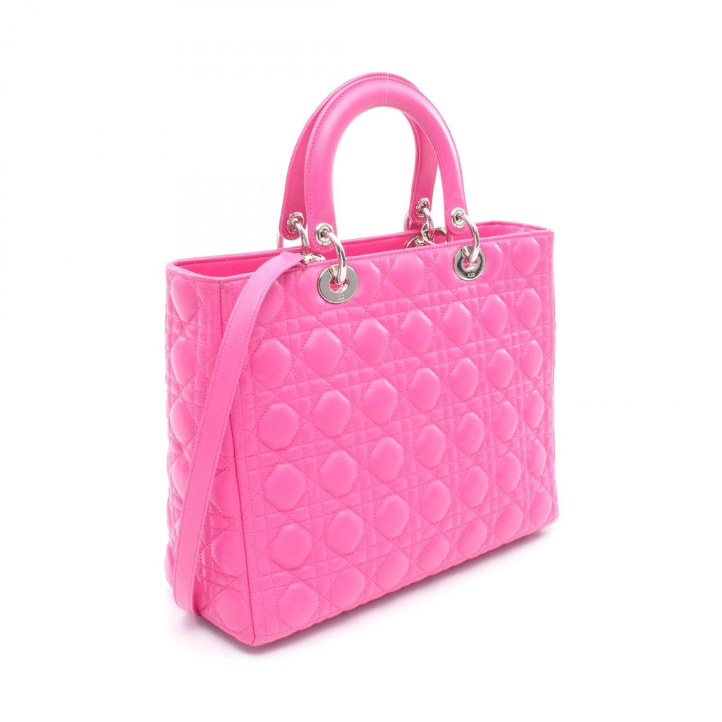 Dior Lady Dior Leather Handbag