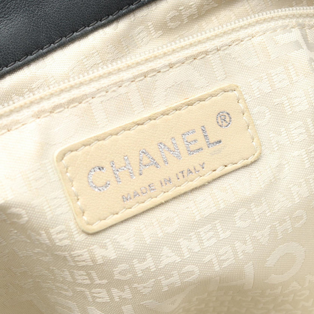 Chanel Canvas Exotic Leather Shoulder Bag