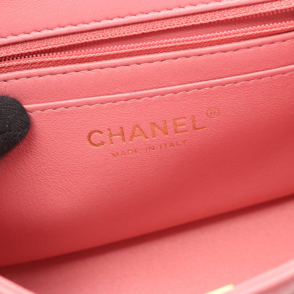 Chanel Mini Matelassé Lambskin Shoulder Bag