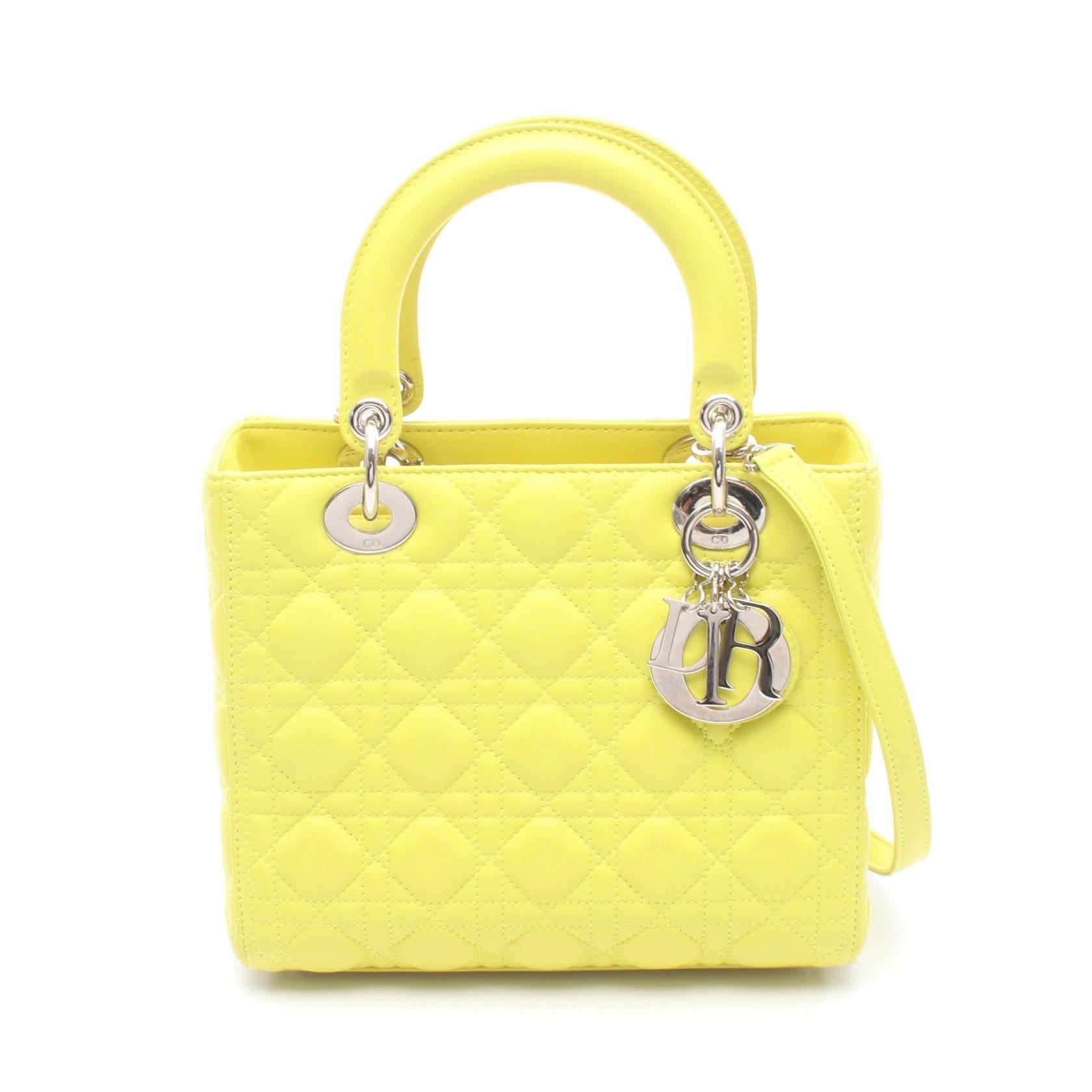 Dior LADY DIOR Leather Handbag