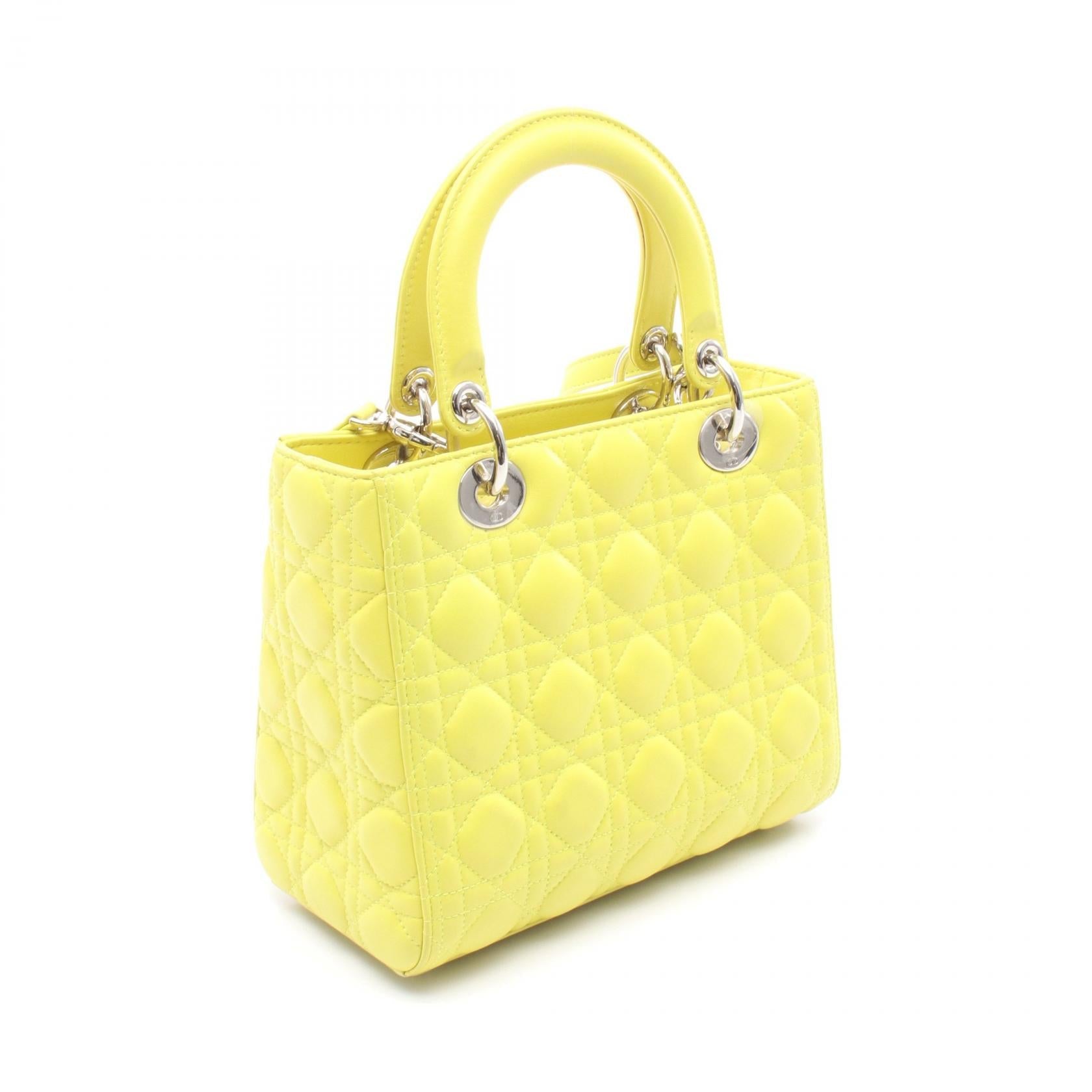 Dior LADY DIOR Leather Handbag