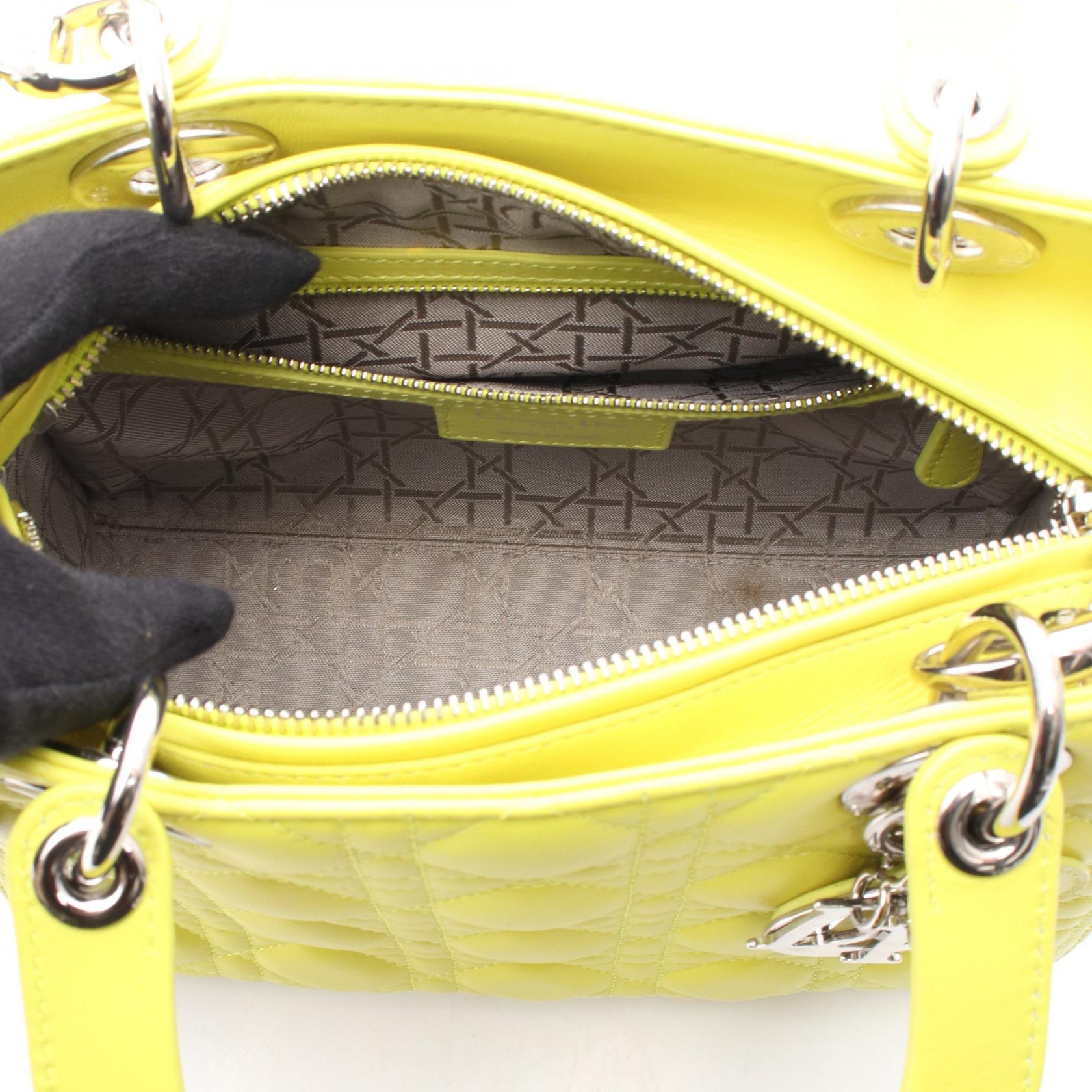Dior LADY DIOR Leather Handbag