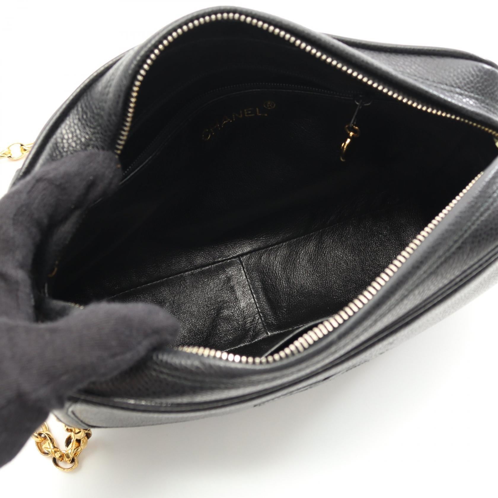 Chanel Coco Mark Caviar Skin Shoulder Bag