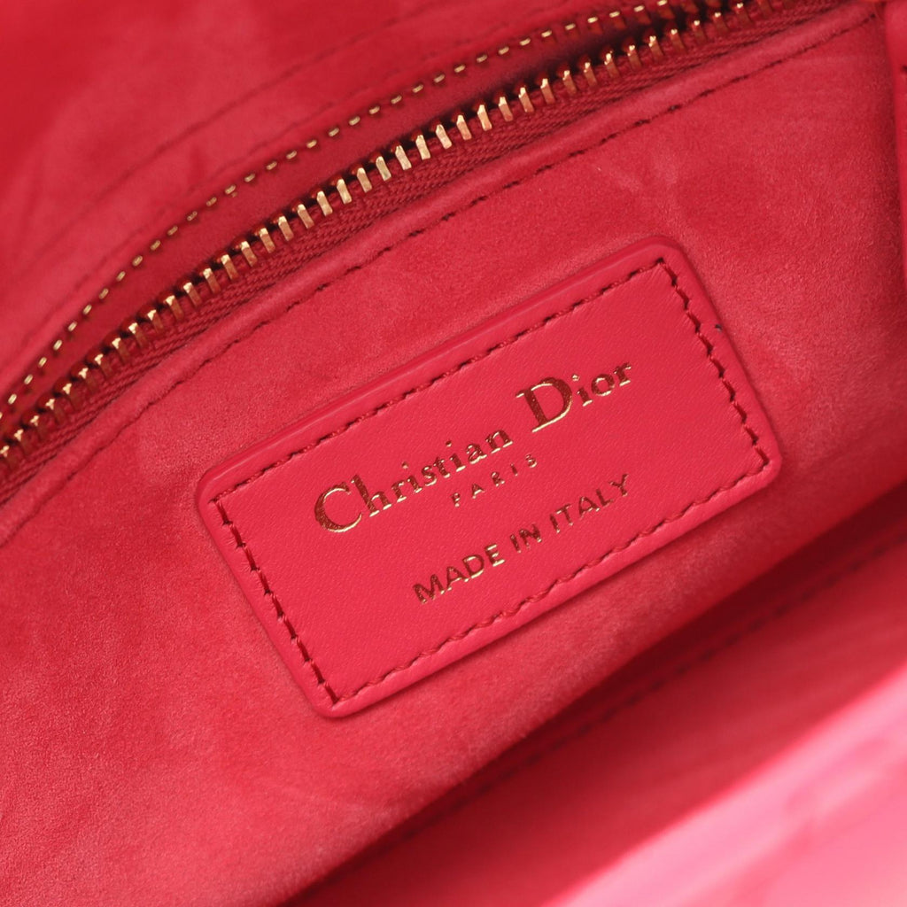 Dior Lady Dior Cannage Calfskin Handbag